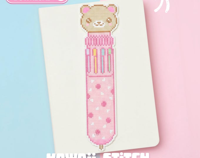 Bear Multi-Color Pen Bookmark