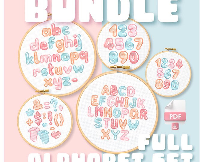 Bubble Alphabet Bundle